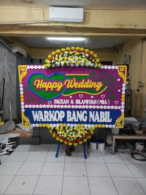 Papan Bunga di Rumah Duka Rs Tarakan