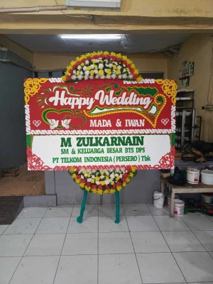 Papan Bunga di Rumah Duka Rs Tarakan