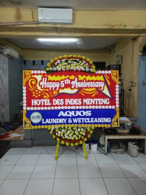 Papan Bunga di Rumah Duka Rs Tarakan